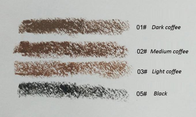 Productos de maquillaje minerales de las cejas del lápiz de ceja de la cabeza del doble de la etiqueta privada del OEM
