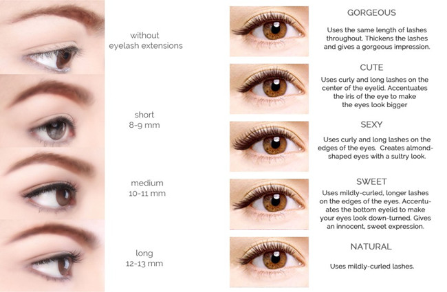 Grado negro del color del ojo de las pestañas individuales del maquillaje materiales para las muchachas