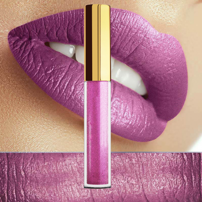 Barra de labios metálica del brillo del color del lustre 30 de los productos de maquillaje del labio del olor de la fruta en existencia