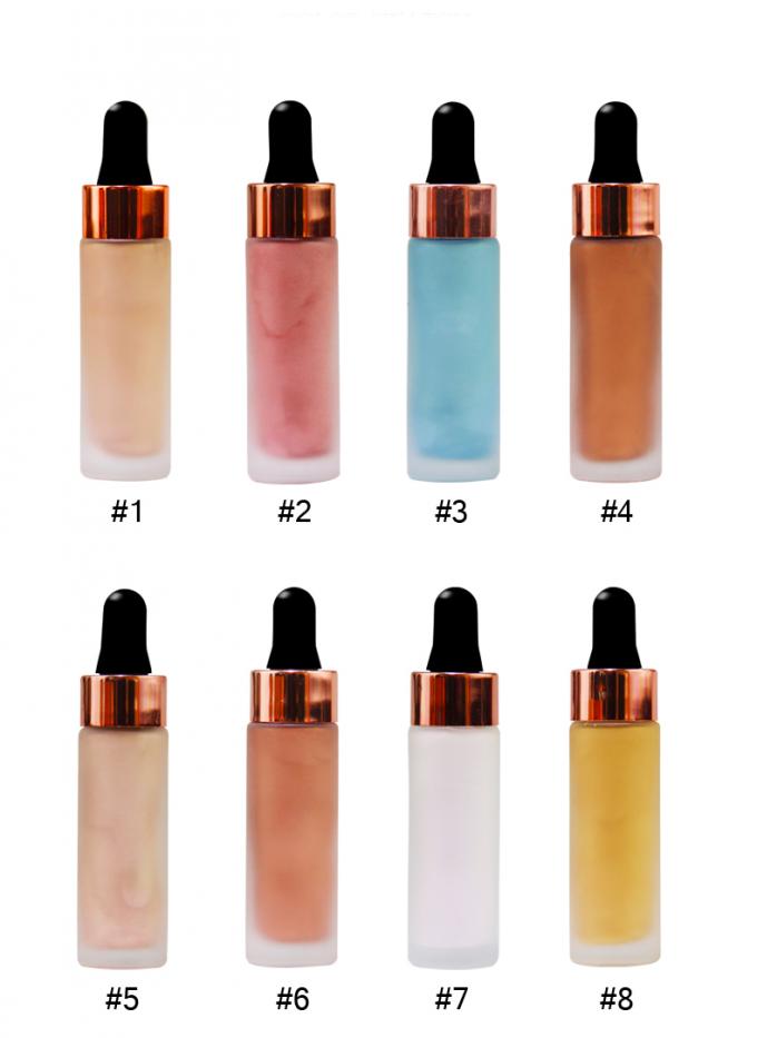 Alto tipo del líquido de los productos de maquillaje del Highlighter/del punto culminante del maquillaje de la cara del pigmento 15ML