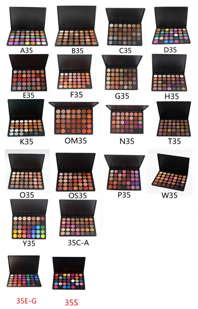 Prenda impermeable mineral mate de la paleta del sombreador de ojos del maquillaje para la etapa/el partido del t