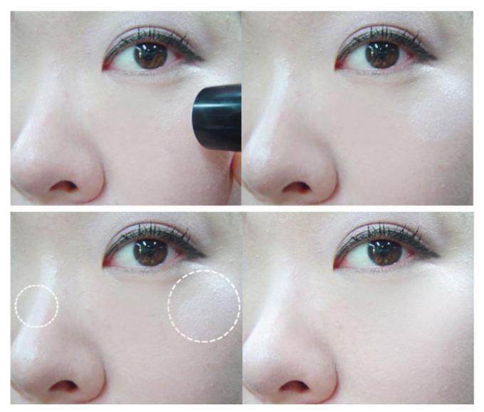 Palillo del lápiz corrector del maquillaje de la cobertura total para los puntos oscuros en la cara, color modificado para requisitos particulares