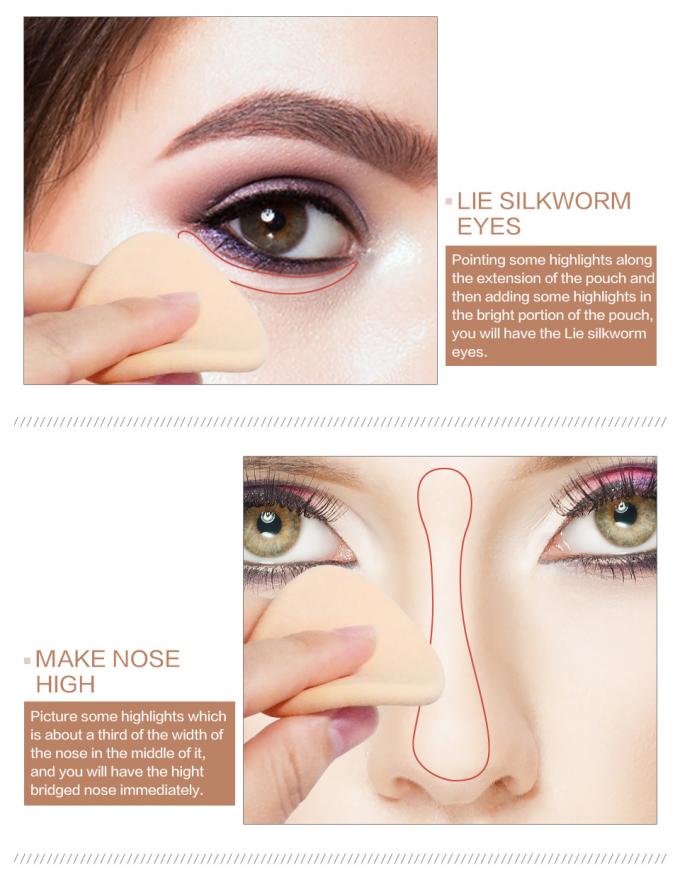 Highlighter del reflejo de la cara para la piel de Brown, grado A del Highlighter de la mejilla del maquillaje