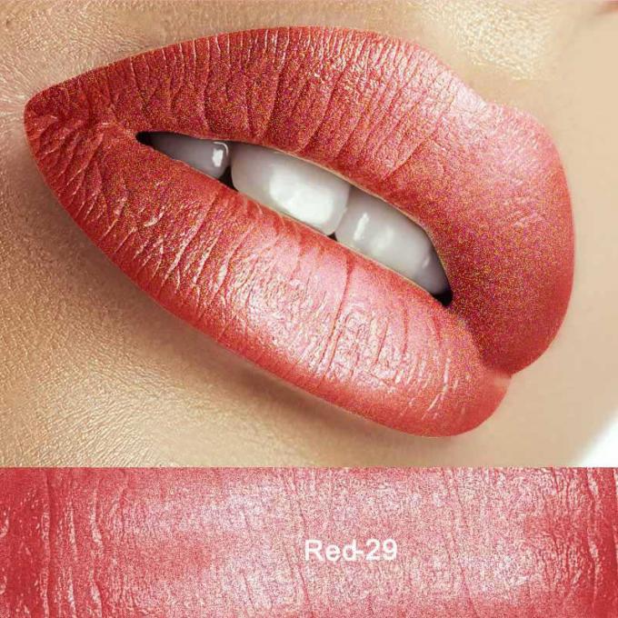 Barra de labios duradera del labio de maquillaje de los colores metálicos portátiles de los productos 30